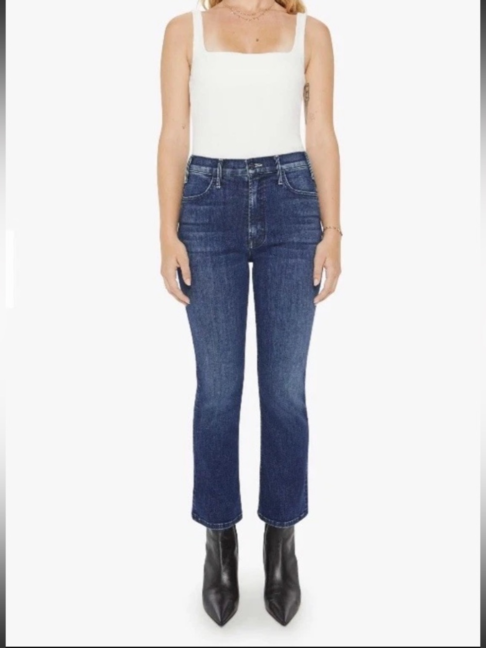 Mother Jeans - The Hustler Ankle - In Heirloom - Size 29  Festival Boho Coastal